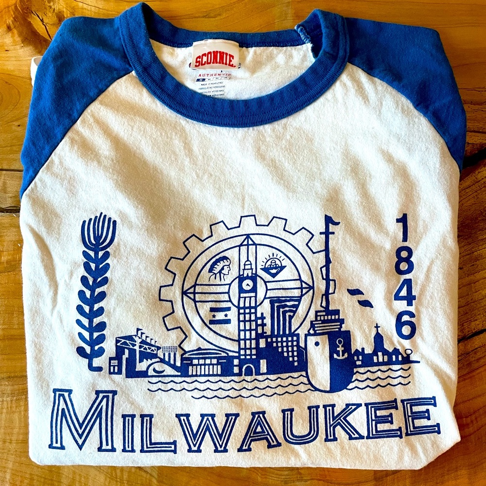 Champion Milwaukee Baseball Shirt